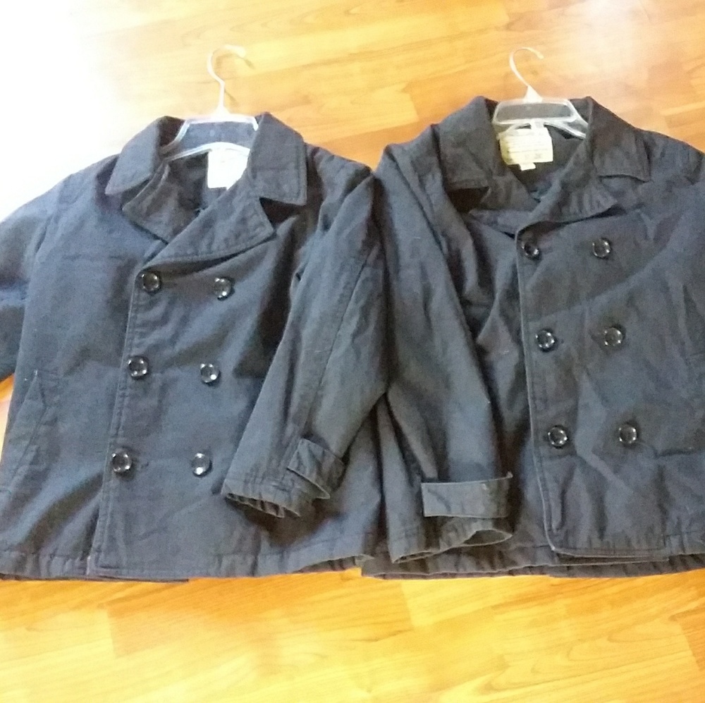 Children's Place boys matching double breasted coa